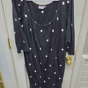 Eshakti 22w polka dot midi dress!